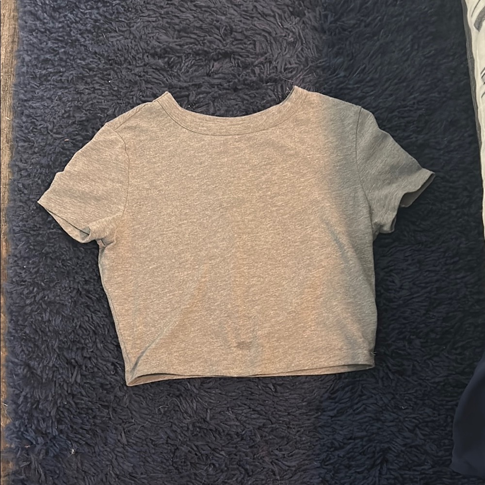 Wild Fable Gray Crop Top